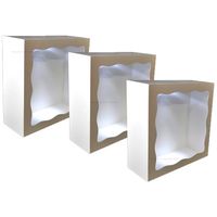 Trio-Nicho-Quadrado-Borda-Ondulada-C-Led-31x31x12-Mdf-Pintado