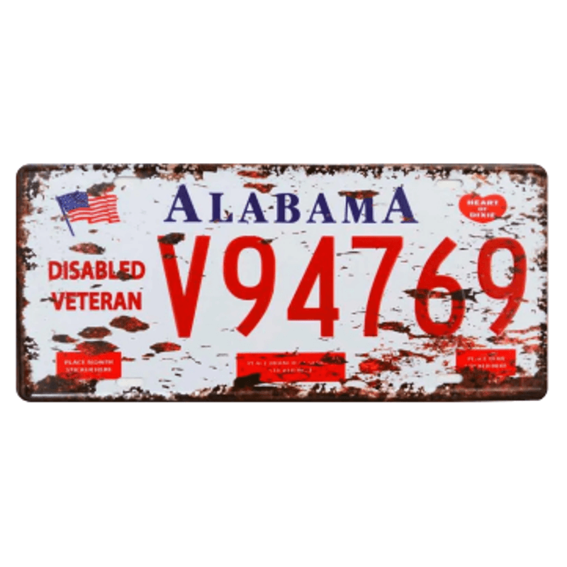 Placa-Carro-Alabama