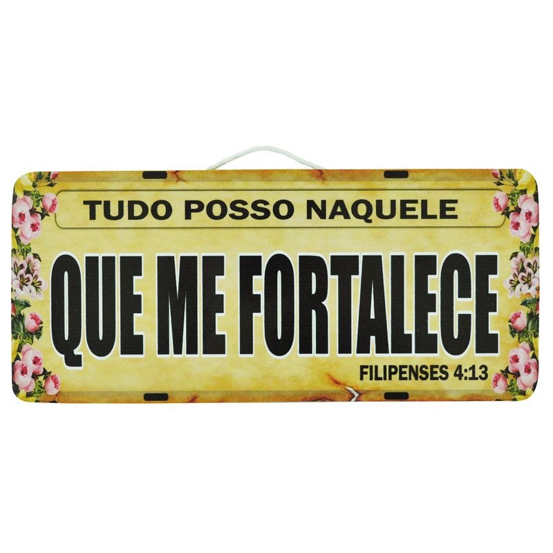 PLACA_CARRO_TUDO_POSSO_NAQUELE_QUE_ME_FORTALECE_MDF_FRENTE