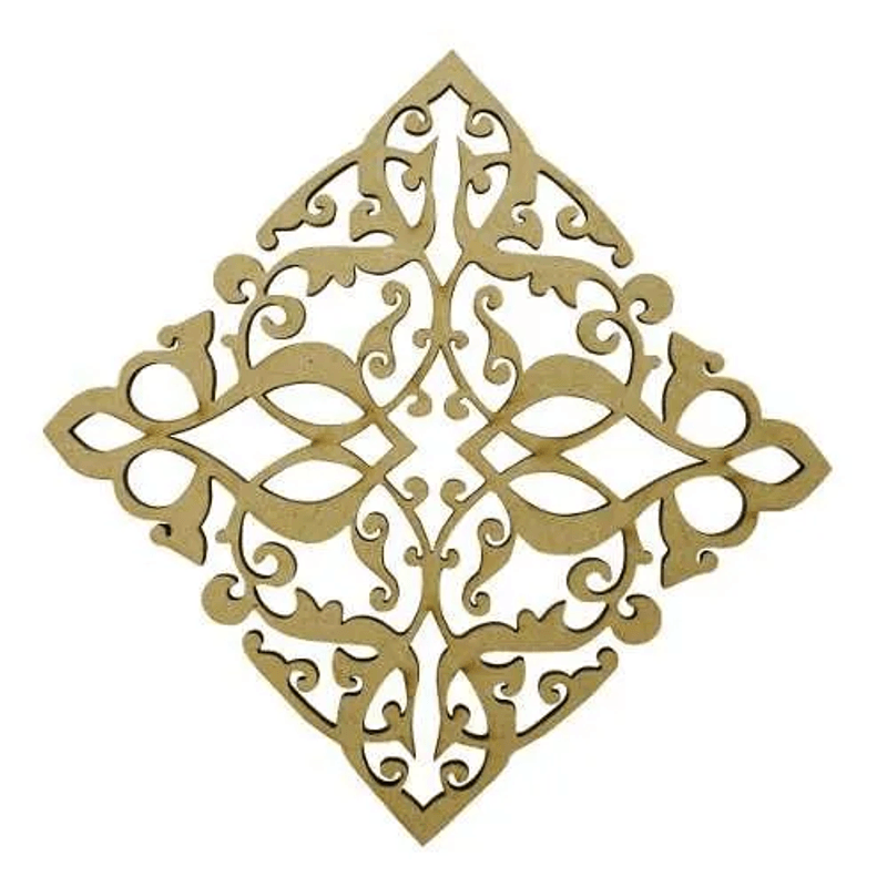 Aplique-Losango-Vazado-10x10-MDF-Cru-Madeira