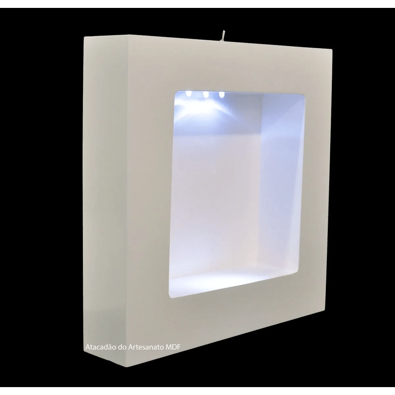 Nicho-Duplo-Quadrado-Com-Led-30x30x6-MDF-Pintado