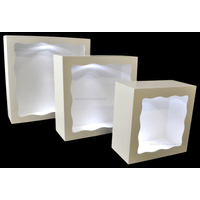 Trio-de-Nicho-Quadrado-Simples-Borda-Ondulada-c--Led-24x12--31x12--37x12-MDF-Pintado-Madeira