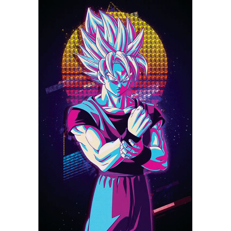Quadro DecorativoAnime 01 30x20 Mdf Madeira Adesivado Quadro Decorativo Dragon Ball 01 30x20 Mdf Madeira Adesivado