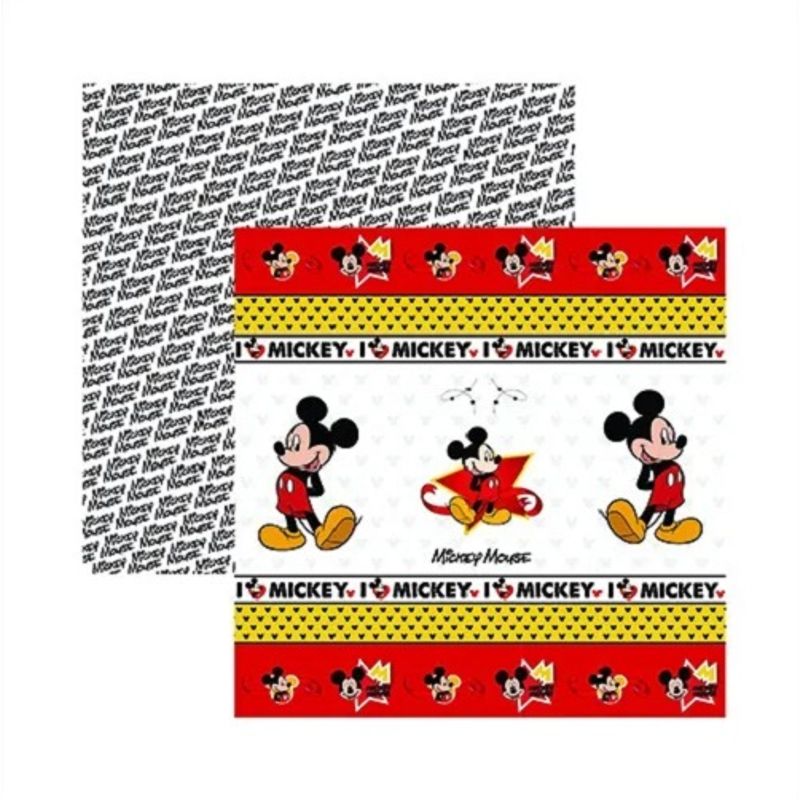 Papel Scrap Festa Disney Mickey Mouse 1 Fita E RÓTulos Sdfd013 Toke E Crie
