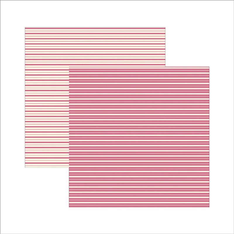 Kit 4 Folha Scrap Clássico Texturizado Pink Listras Ksbc006 30,5x31,5 - Toke E Crie