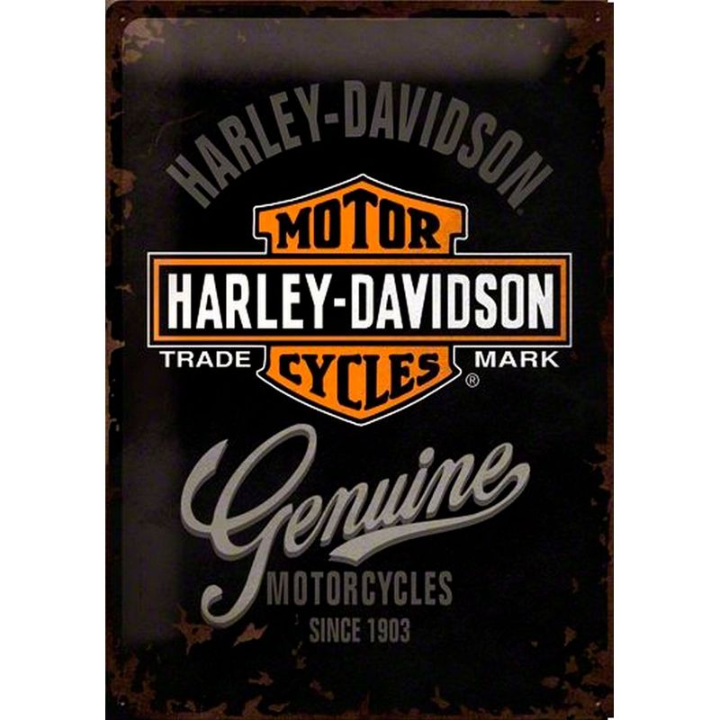 Quadro Decorativo Moto Harley Davidson Modelo 111 30x20 Mdf Madeira Adesivada
