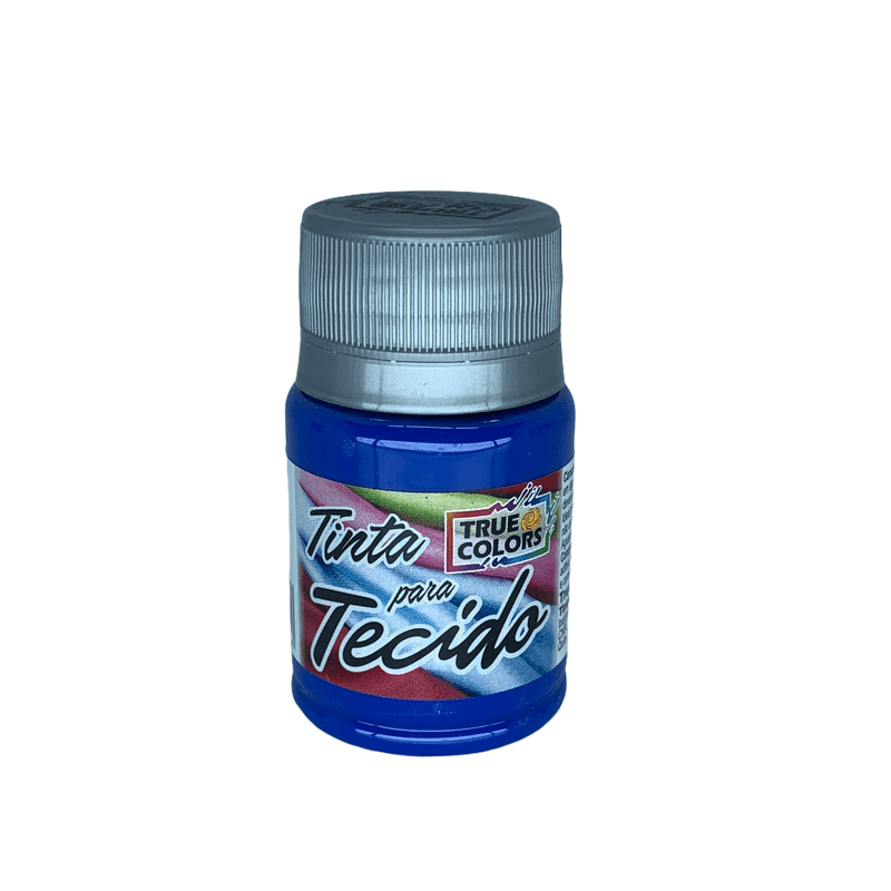 Tinta Para Tecido Tons Escuros 37ml True Colors AZUL ROYAL