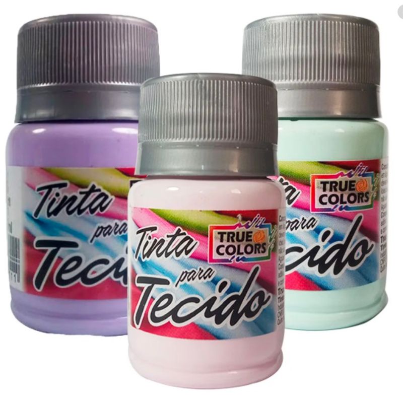 Tinta Para Tecido Tons Claros 37ml True Colors AMARELO CÁDMIO