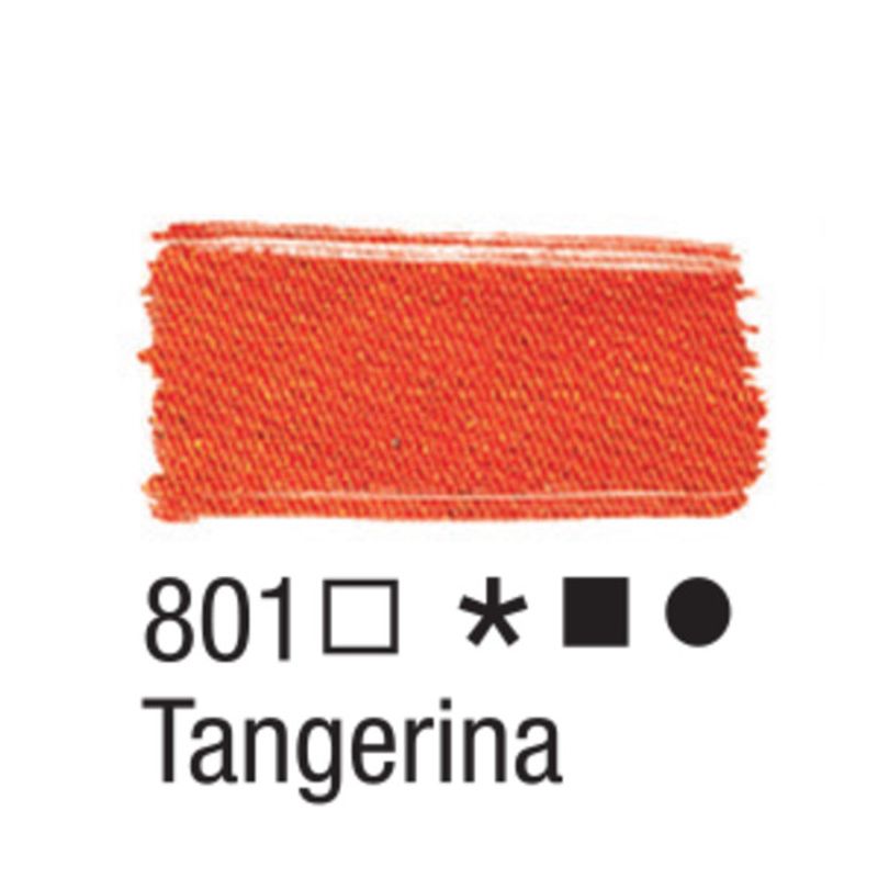 Tinta Tecido Fosca 37ml Tons Claros Acrilex 801 - TANGERINA