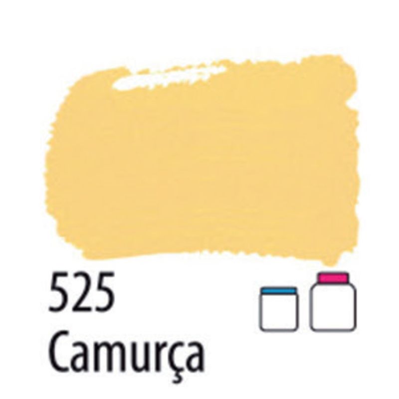 Tinta Pva Fosca para Artesanato 250ml - Acrilex 525 - CAMURÇA