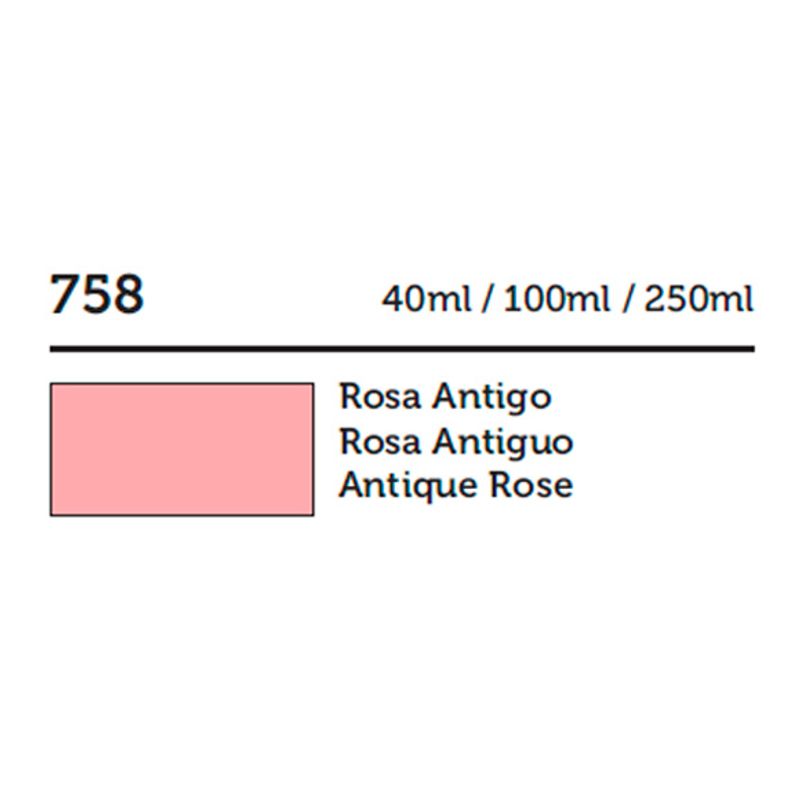 Tinta Mega Pva Fosca 250ml Artesanato Gato Preto ROSA ANTIGO