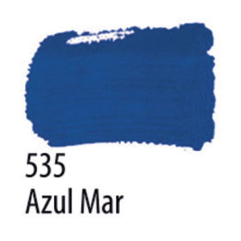 Tinta Pva Fosca Cores Claras para Artesanato 100ml - Acrilex 535 - AZUL MAR