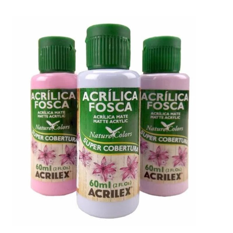 Tinta Acrílica Fosca Nature Colors Cores Claras 60ml Acrilex AZUL CELESTE