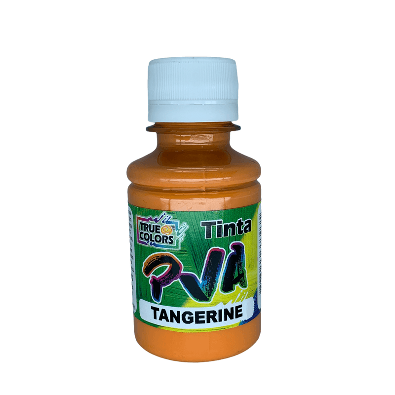 Tinta Pva Fosco Cores Escuras 100ml True Colors TANGERINE