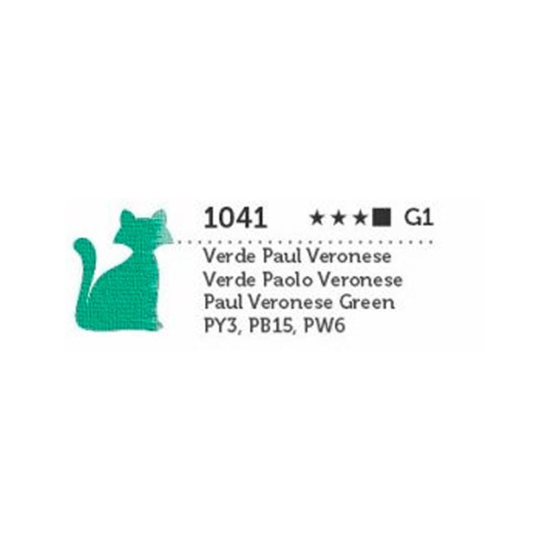 Tinta Óleo Premium G1 Opaco 20ml Gato Preto VERDE PAUL VERONESE