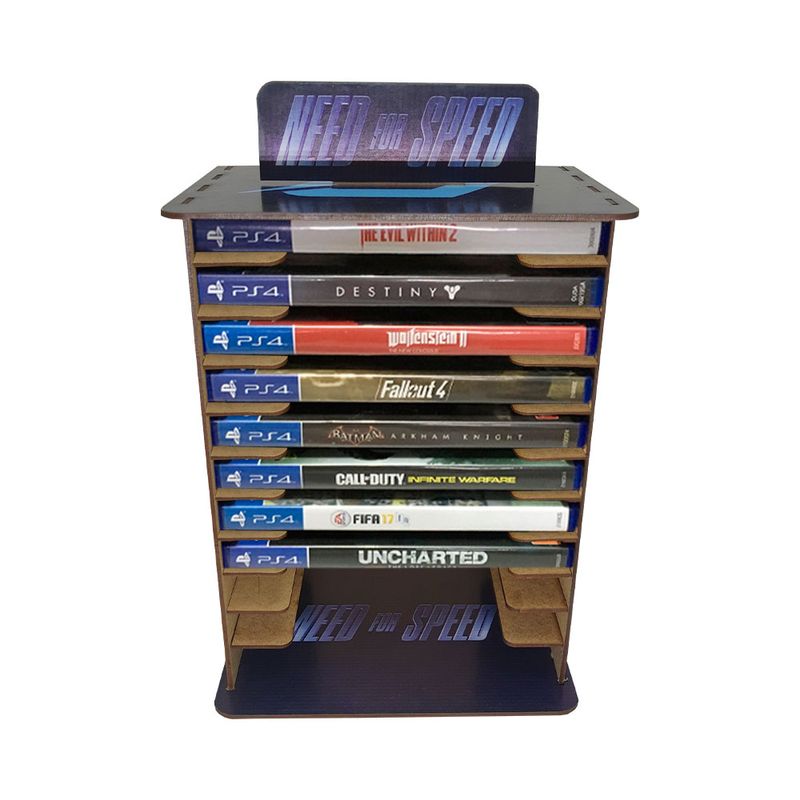 Porta 11 Jogos Físico Gamer NFS 22x16,3x29,4 Mdf Madeira Adesivada Porta 11 Jogos Físico Gamer NFS 22x16,3x29,4 Mdf Madeira Adesivada