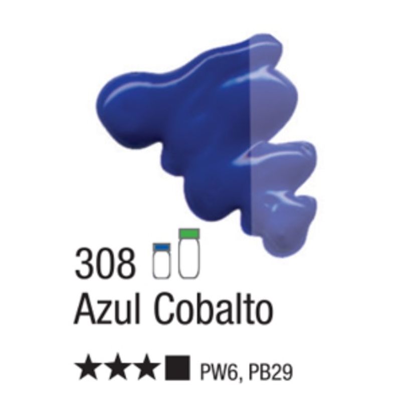 Tinta Óleo Oil Colors Classic Cores Escuras 20ml Acrilex AZUL COBALTO