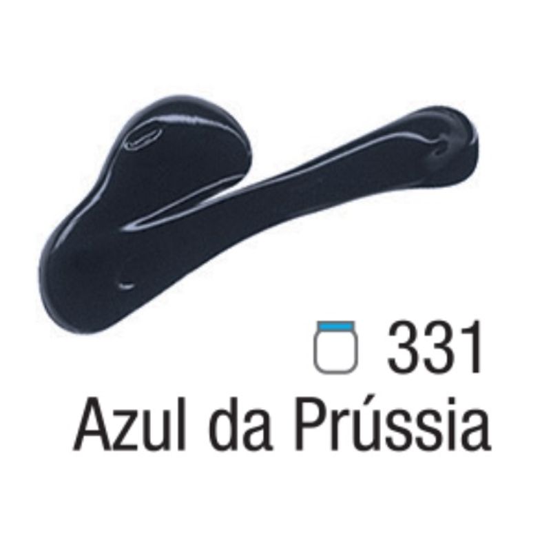 Tinta para Tela Acrylic Colors 20ml Acrilex AZUL DA PRÚSSIA