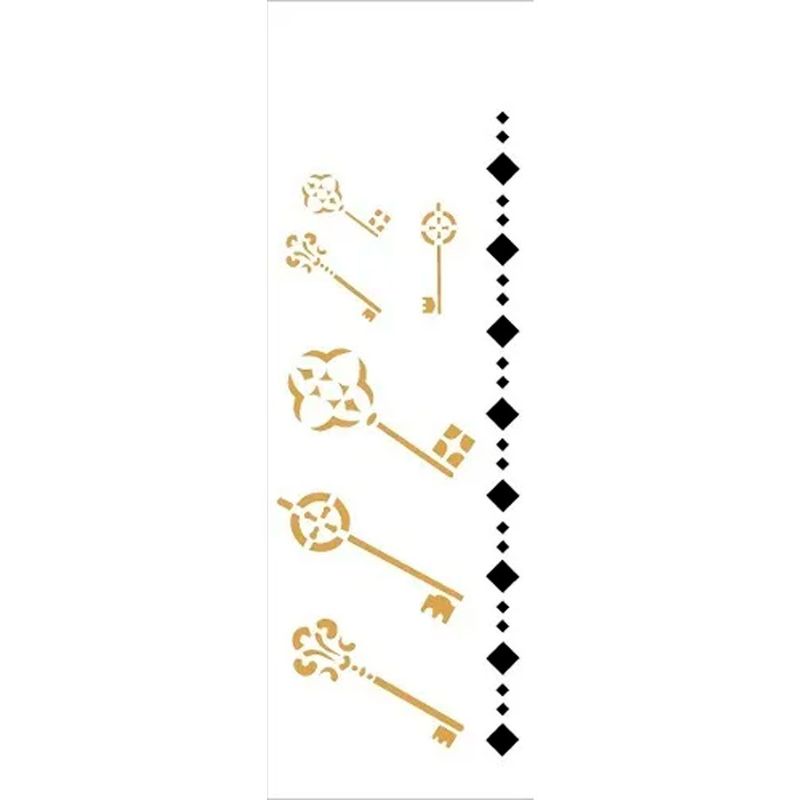 Stencil Simples Chaves 711 10x30 Opa