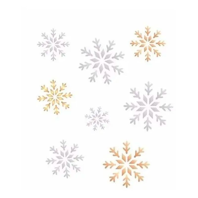 Stencil Simples Flocos de Neve Opa1115 15x20