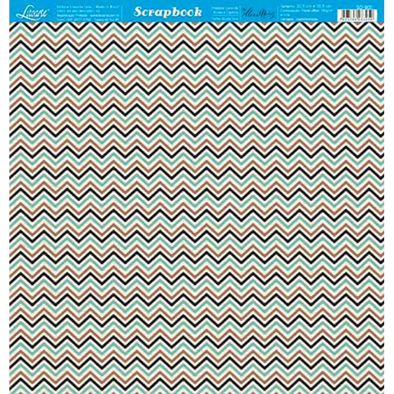 Papel Scrapbook Sd-900 Dupla Face 30,5x30,5cm Litoarte