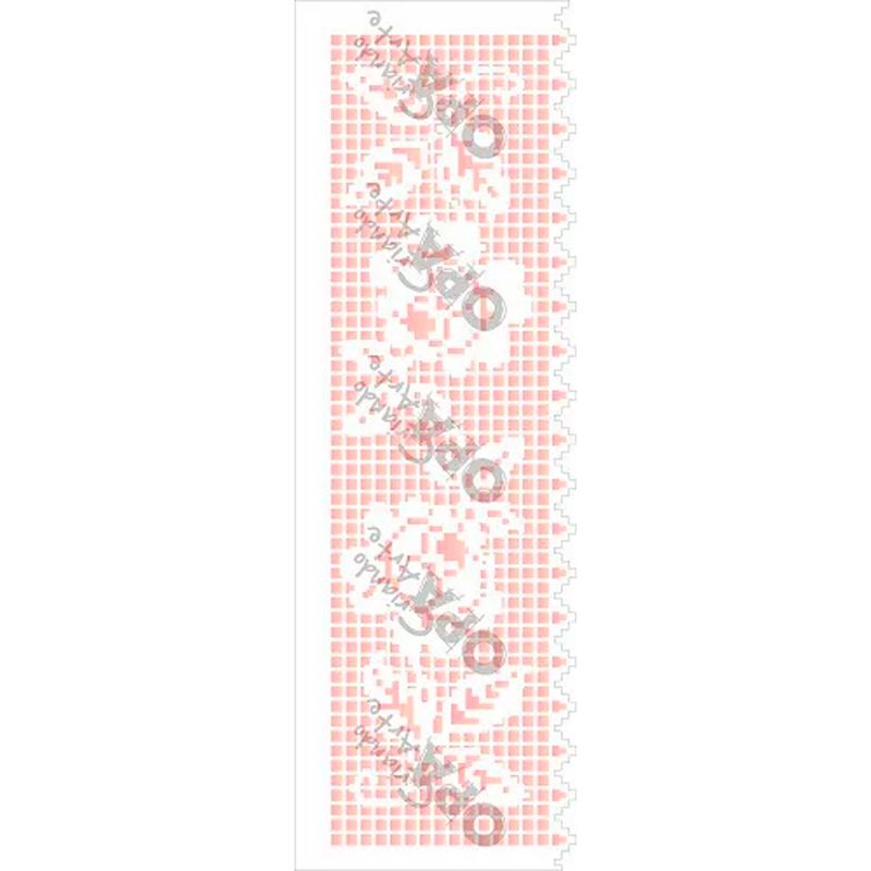 Stencil Simples Negativo Barrado Crochê 2616 10x30 Opa