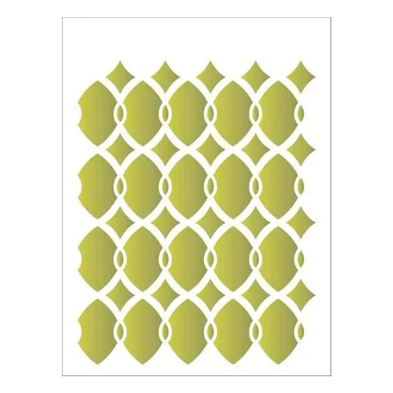 Stencil Simples Estamparia Corrente Opa2056 15x20