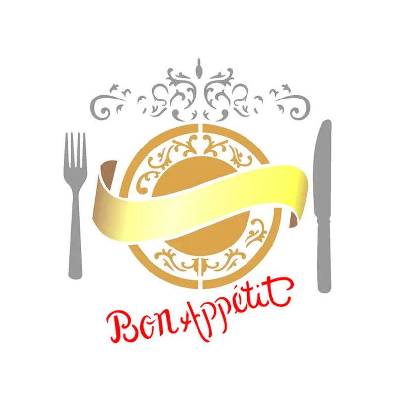 Stencil Simples Bon Appetit Opa2293 30,5x30,5