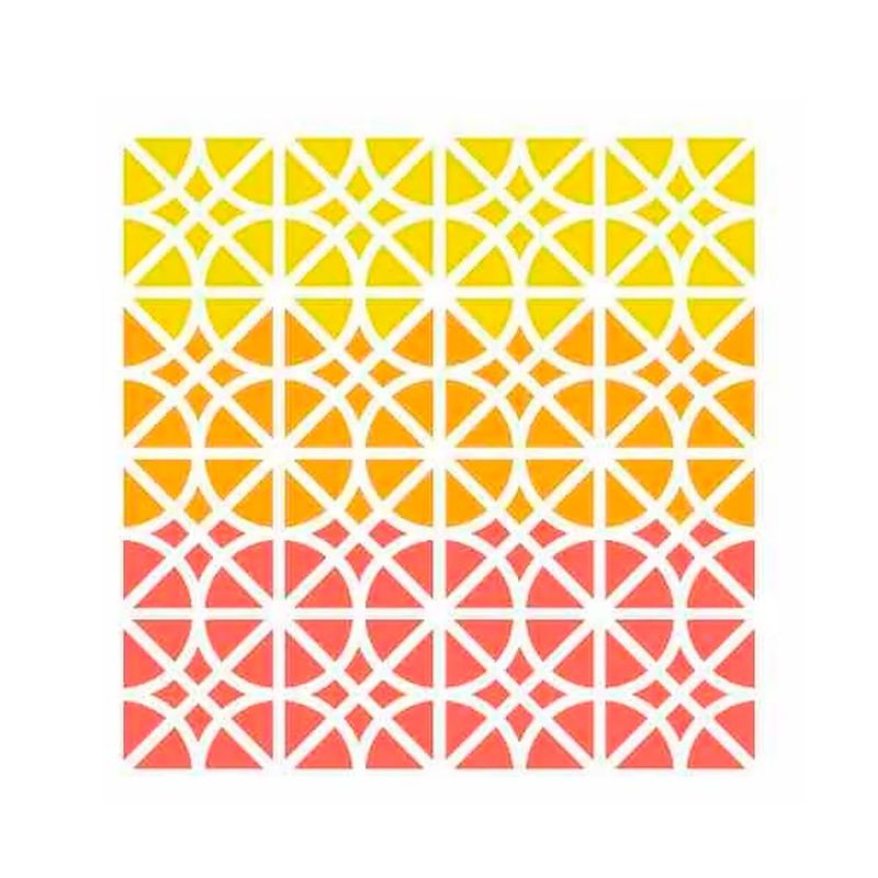 Stencil Simples Estamparia Vitral Opa2335 14x14