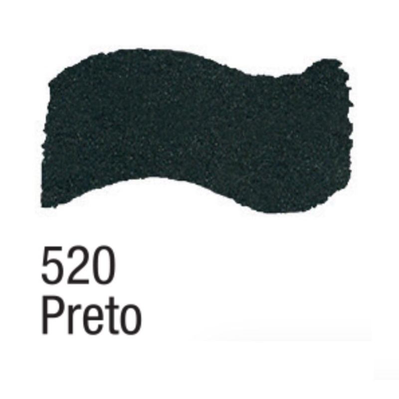 Tinta Metal Colors Acrílica Metálica 37ml Acrilex PRETO