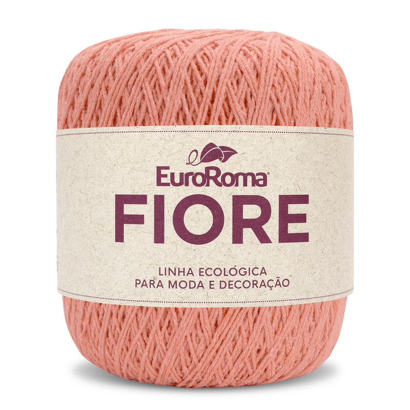 Barbante Fiore 150g N°2 8/4 Fios 500m Euroroma SALMÃO