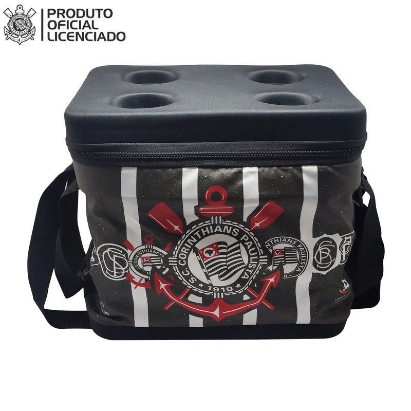 Bolsa Térmica 21l para 24 Latas Oficial Licenciada Corinthians