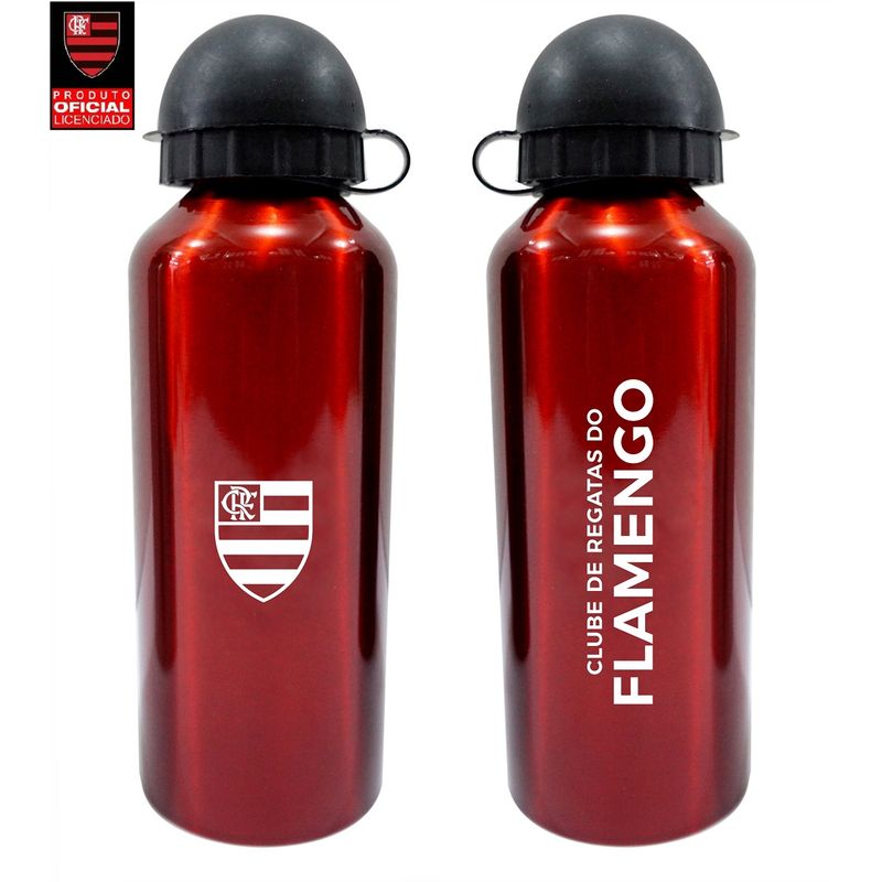 Squeeze Oficial Vermelho 500ml Escudo Flamengo