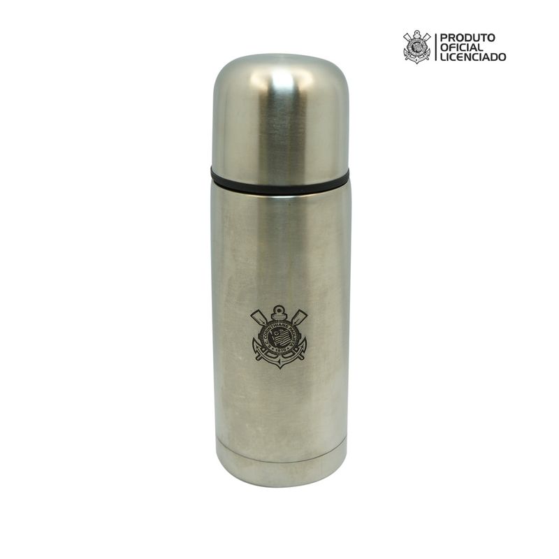 Garrafa Térmica Inox Oficial Produto Licenciado 350ml Corinthians