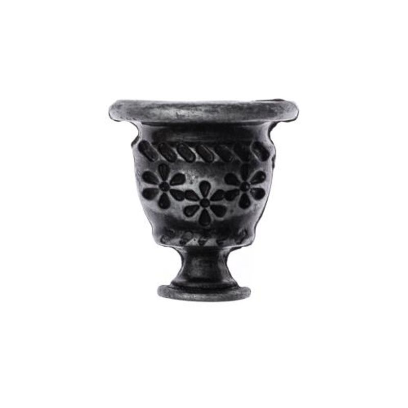 Pacote 4 Pezinho Vaso Caixa e Bandeja 420 Prata Velha