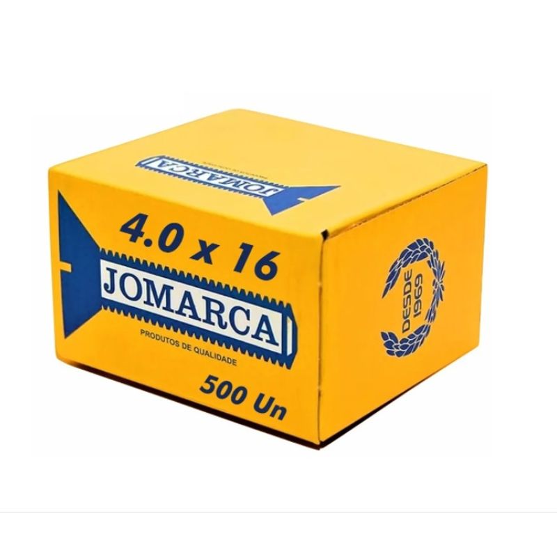 Caixa 500 Parafusos Madeira Philips 4,0 X 16 Jomarca