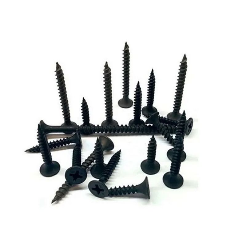 Pacote 50 Parafuso Trombeta Ponta Agulha 3,5 X 25 Preto Jomarca