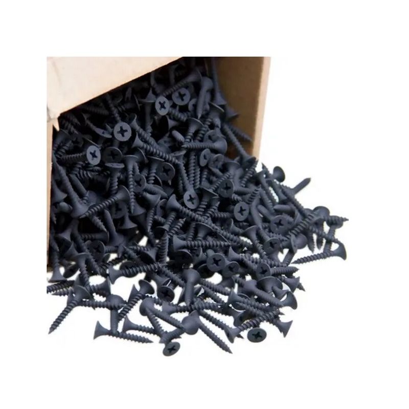 Caixa 1000 Parafuso Trombeta Ponta Agulha Philips 3,5 X 38 Preto Jomarca