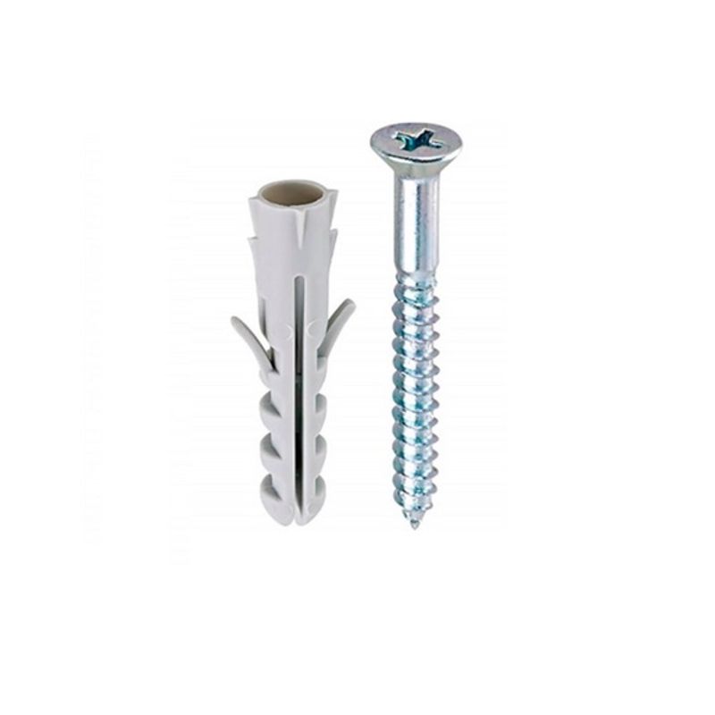 Caixa 500 Parafuso Philips Chata 3,5x30mm com Bucha Plastica Jomarca
