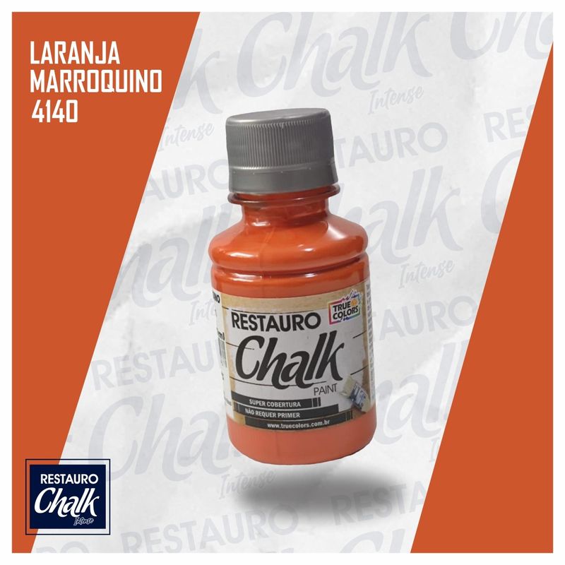 Tinta Restauro Chalk Intense 100ml True Colors LARANJA MARROQUINO