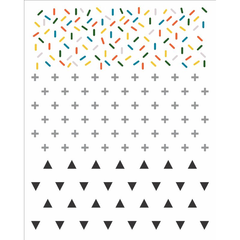 Stencil Pintura 3 Estampas Ii 3232 20x25 Opa