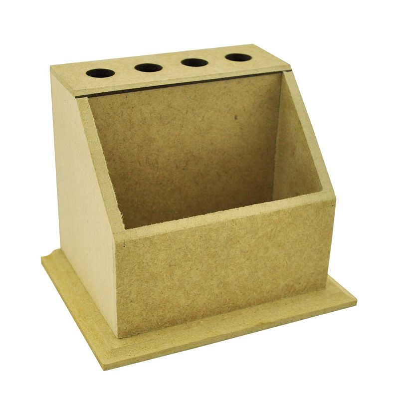 Porta Lápis e Acessório 10x8x10 Mdf 6mm Madeira