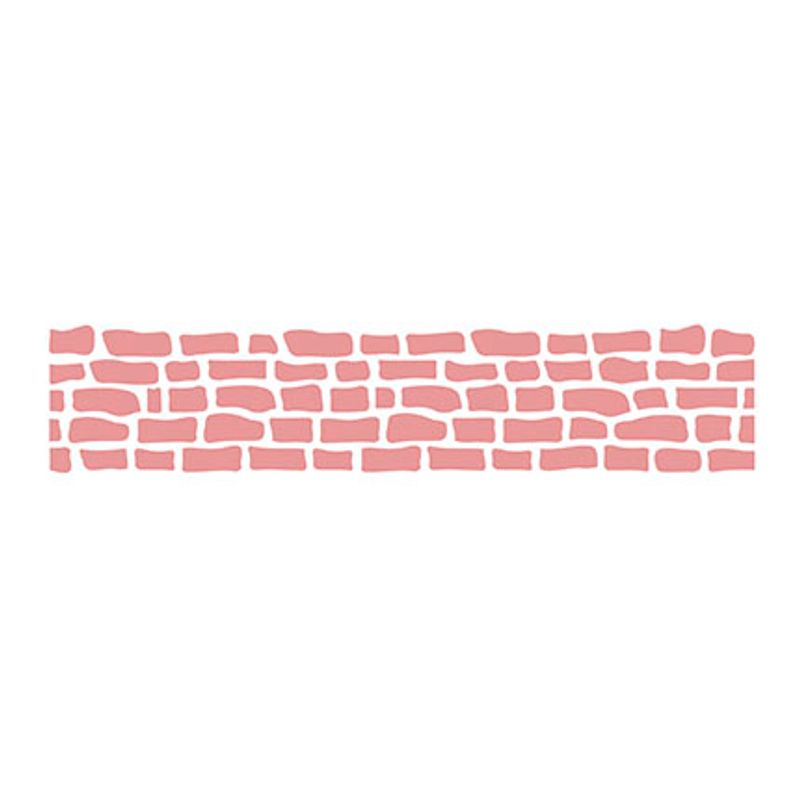 Stencil Pintura Simples Estampa Abstrato 17x6,5 Stp-002 - Litoarte