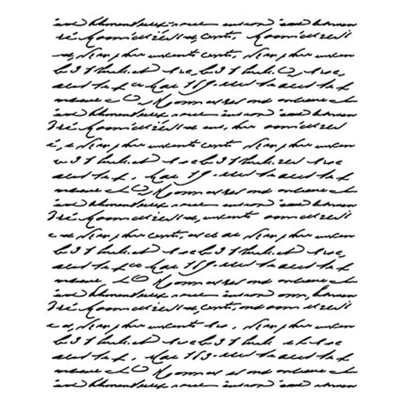 Stencil Pintura Texto Manuscrito Stme-002 17x21 Litoarte