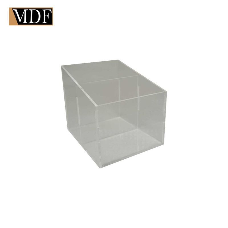 Porta Controle em Acrilico com 2 Divisórias 9,5x8x8,5 Colorido CRISTAL