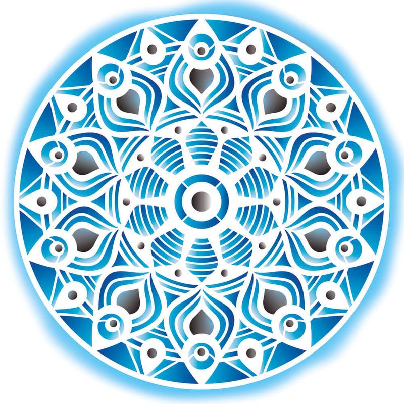 Stencil Pintura Mandala Stxx-246 20x20cm Litoarte