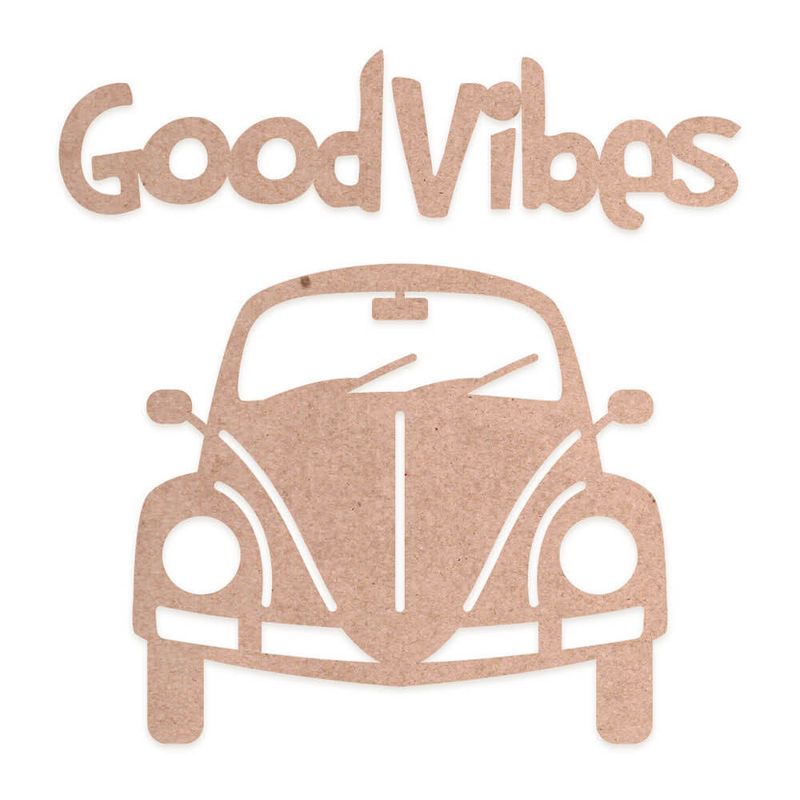 Aplique em Papel Cardboard Coleção Good Vibes Cbl-015 7,5x8,5cm Litoarte