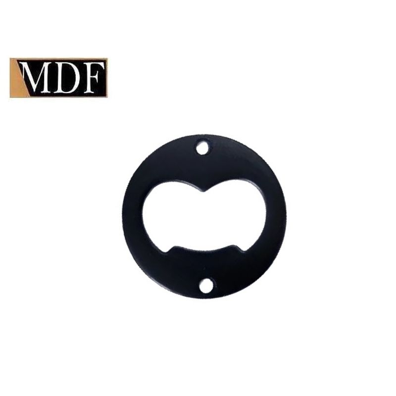 Kit 10 Abridor de Garrafa Redondo Acessório Decoração Churrasco PRETO