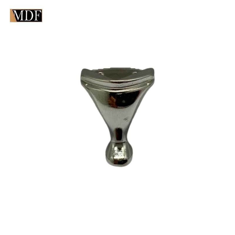 Kit 16 Pezinho Ondulado Liso 2,38 X 2,77cm Caixa e Bandeja Artesanato NÍQUEL