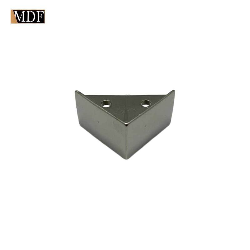 Kit 4 Pezinho Reto Liso 3,03 X 1,47cm Caixa e Bandeja Artesanato NÍQUEL